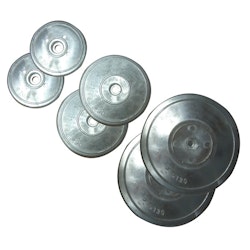 1852 Tallriksanod Zink Ø90mm 450g 1 par