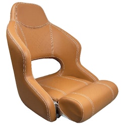 ESM Deluxe sport flip-up säte H52, Cognac