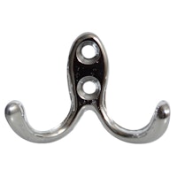 Klädkrok 40x60 mm förkromad