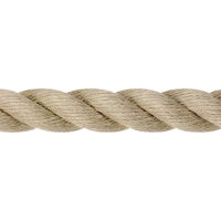 Gelændertov 4-slået hampetov ø36mm 2 meter