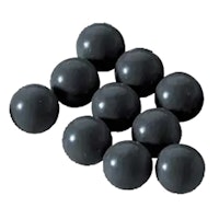 Ronstan acetal kugler sort (3/16") ø5mm 10 stk