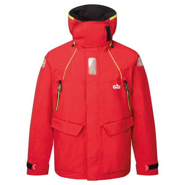 Gill os26 offshore jakke, rød str. xxl