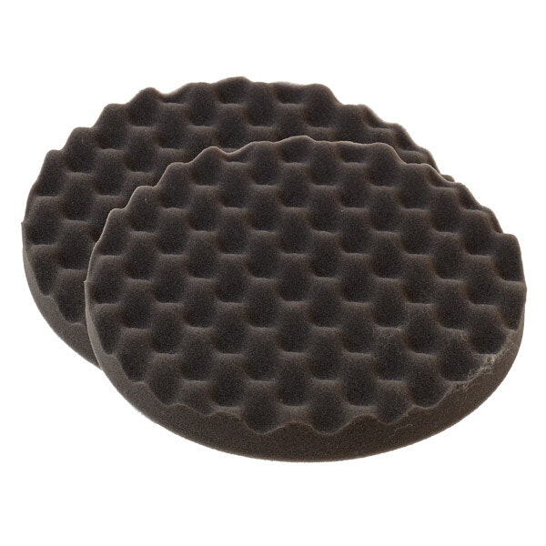 1852 voks vaflet rondel ø180mm, sort 2-pak