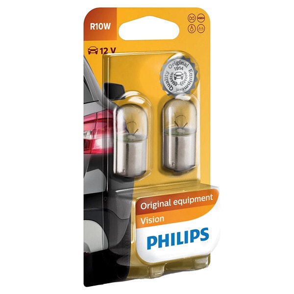 Philips kuglepære 12v 5w ba15s blister 2 stk