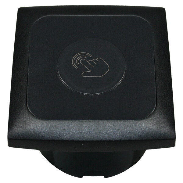 Touch dimmer/brytare 12V f/inbyggnad sort max 30W