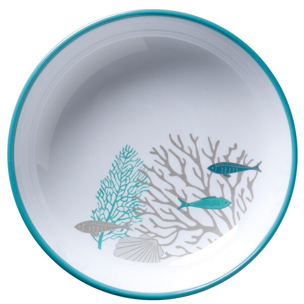 Mb coastal acqua suppe tallerken ø18, 6 stk