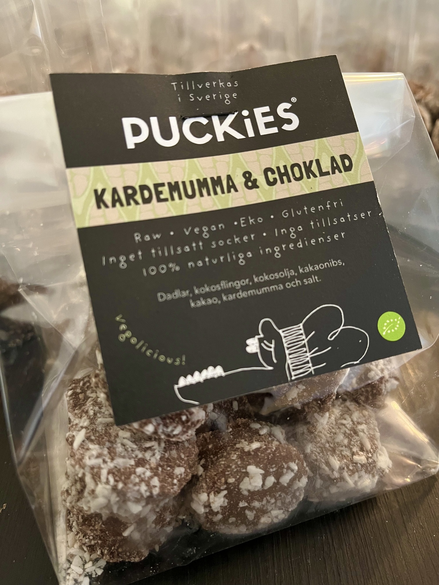 Fika Bites, Kardemumma/Choklad 20 x 8g, EKO