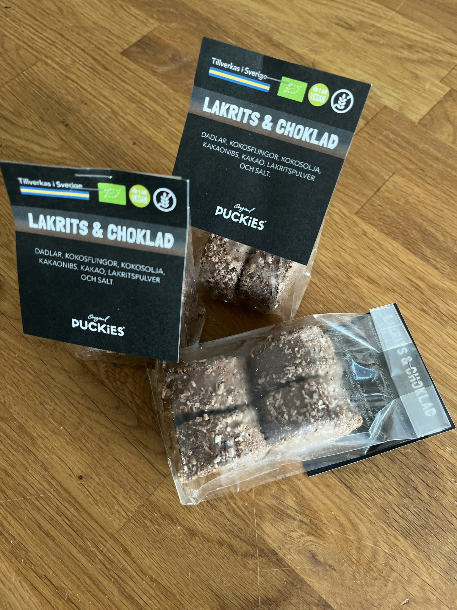 Stora Fika-bites, Lakrits/Choklad 4 x 30g, EKO