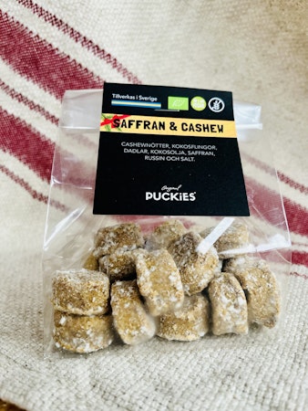 Fika-bites, Lussebulle 20 x 8g, EKO