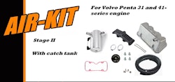 Air-kit "STAGE II" Volvo Penta 31-41 A-B motorerna ( Catch tank ingår )