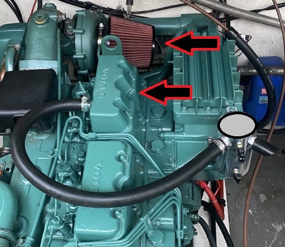 Air-kit "STAGE III" Volvo Penta 31-41 A-B motorerna ( Med luftfilter )
