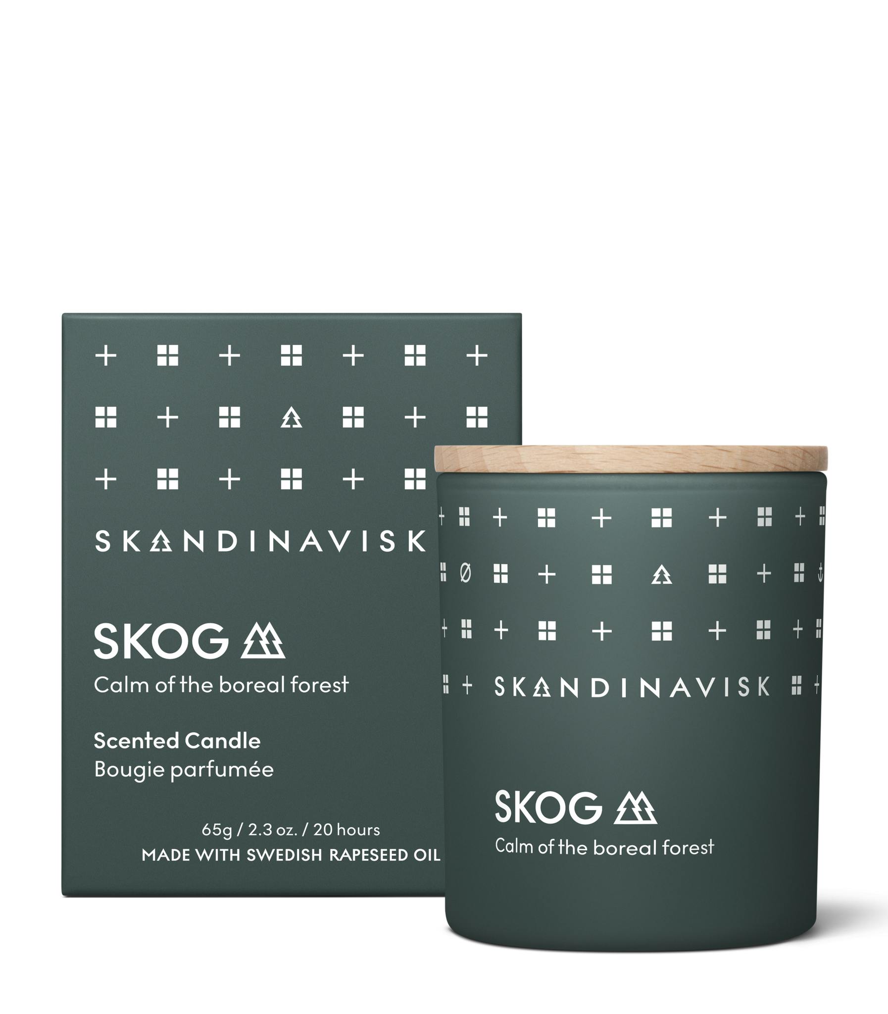 Scented candles, vegan candles, organic candles, Nordic, Skandinavisk, forest scented candle