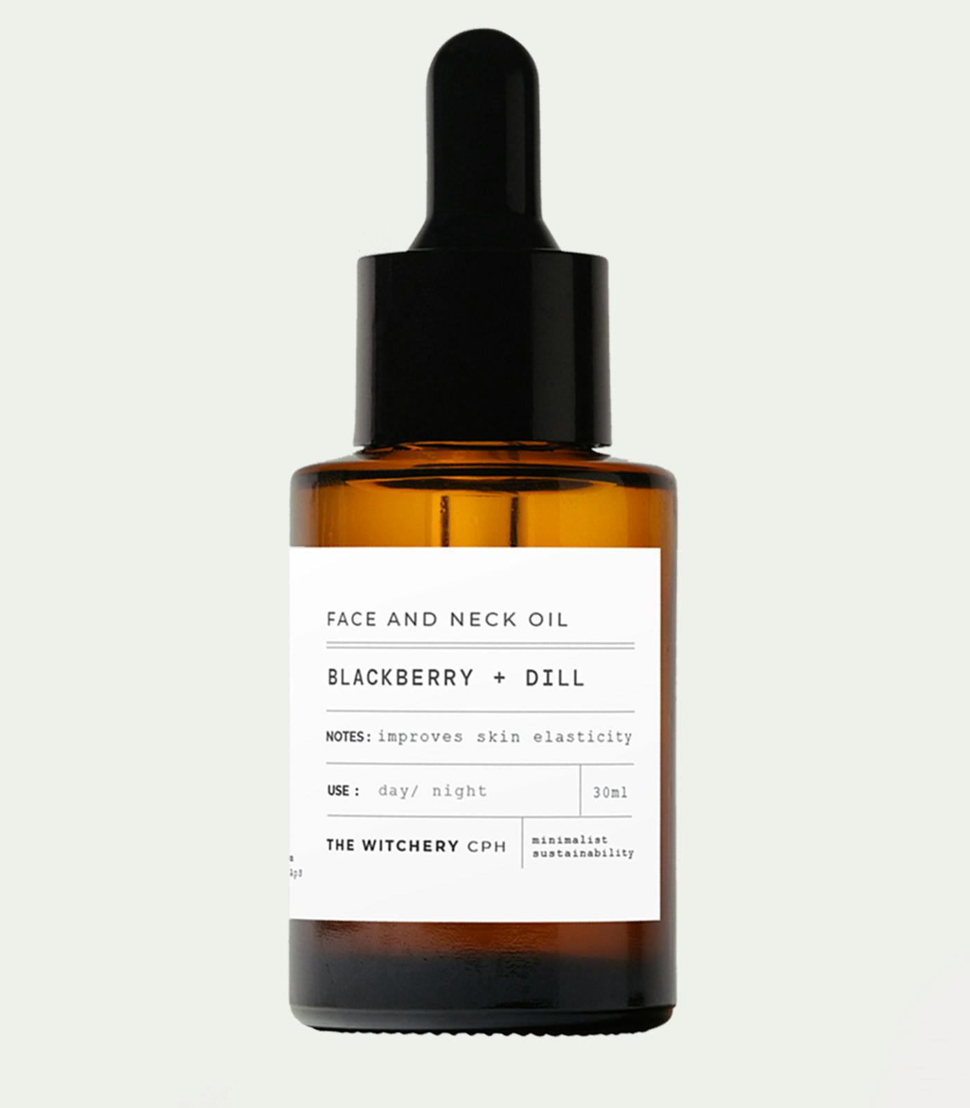 Nordic berries, dill oil, blackberry seed oil, potent anti ageing, skin repair oil, face and neck oil, face serum