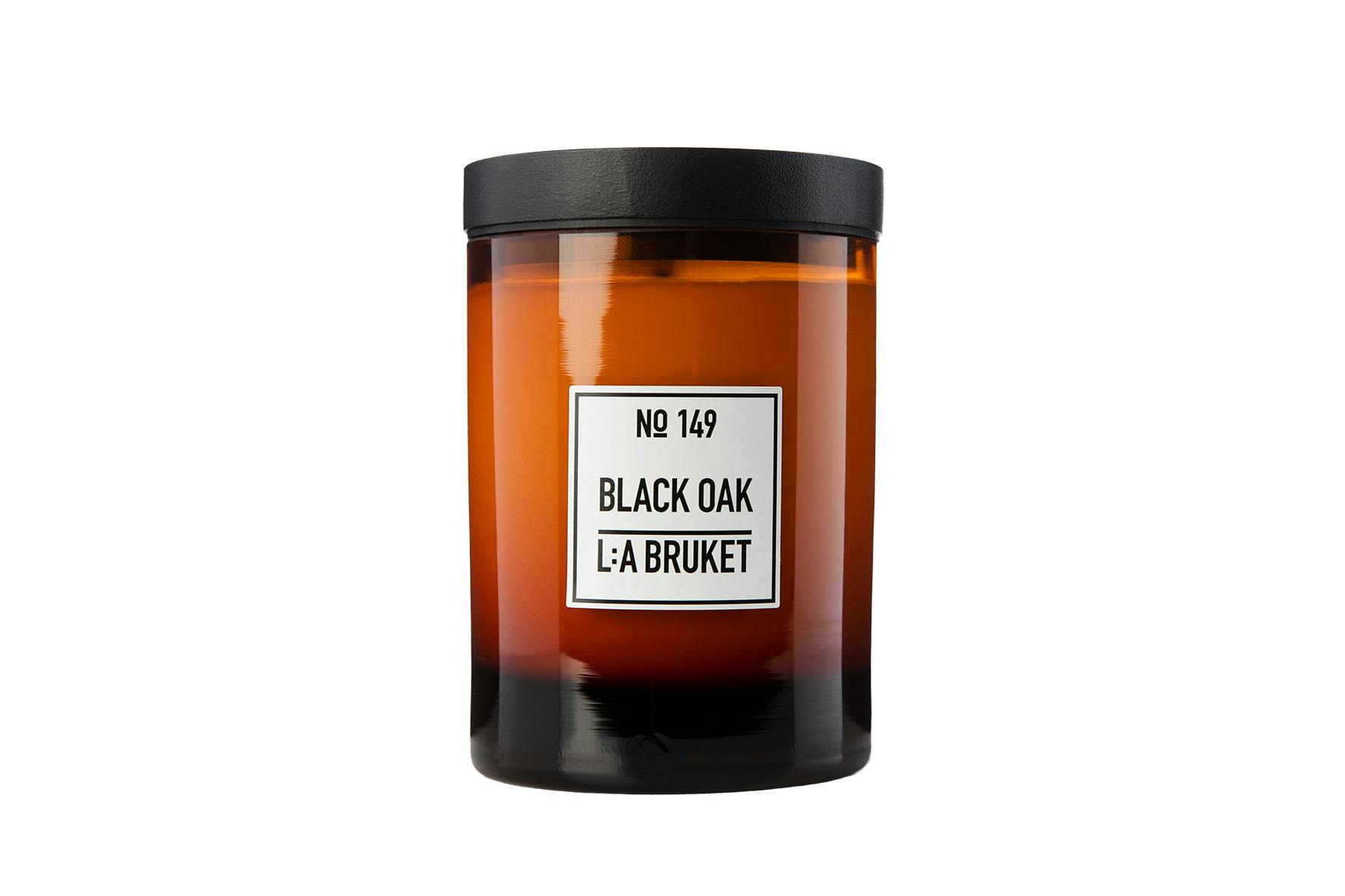 L:A Bruket candle, Swedish gifts. vegan candle, black oak, natural candles, organic, Nordic style,