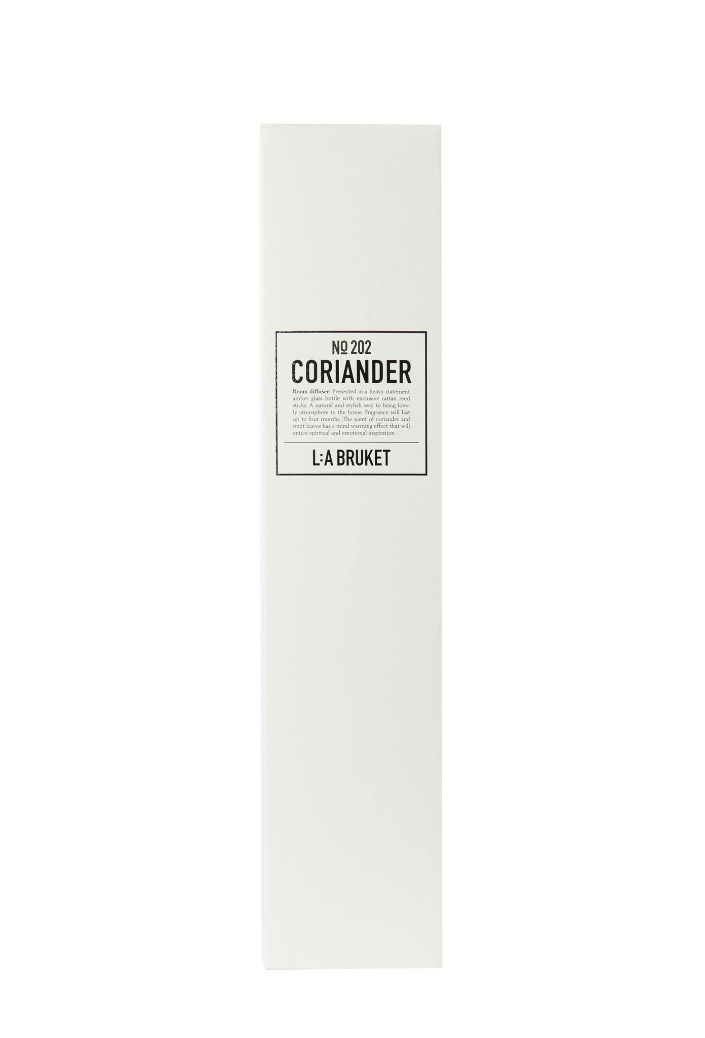 L:A Bruket diffuser, room diffuser, coriander, scent diffuser, organic, Nordic style