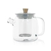 elegant tea pot, borosilicate glass, 0.5 l teapot, 2 cup tea pot, cooks gifts, tea lovers