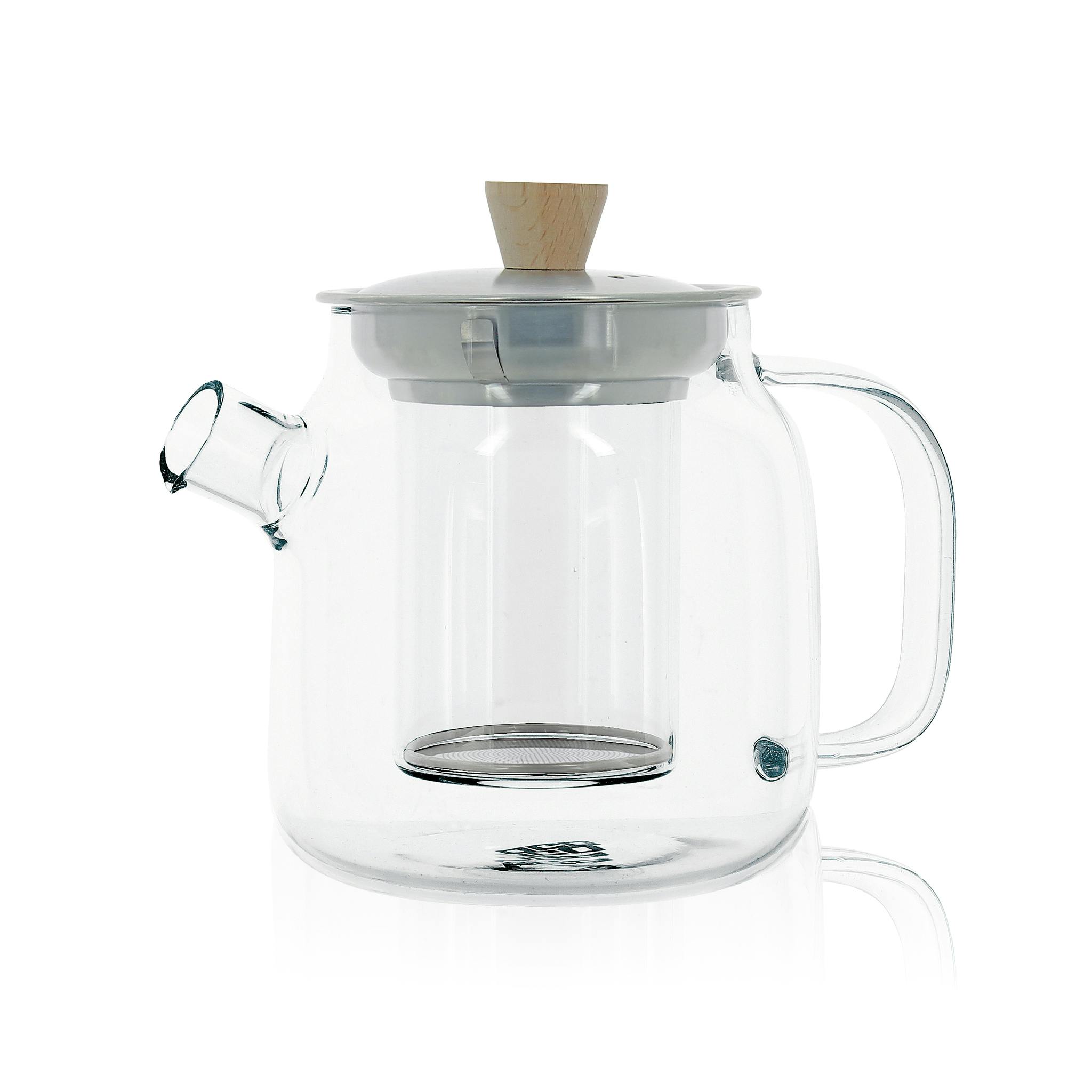 elegant tea pot, borosilicate glass, 0.5 l teapot, 2 cup tea pot, cooks gifts, tea lovers