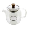 elegant tea pot, borosilicate glass, 0.5 l teapot, 2 cup tea pot, cooks gifts, tea lovers, stylish tea pot