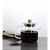 elegant tea pot, borosilicate glass, 0.5 l teapot, 2 cup tea pot, cooks gifts, tea lovers, tea brewing