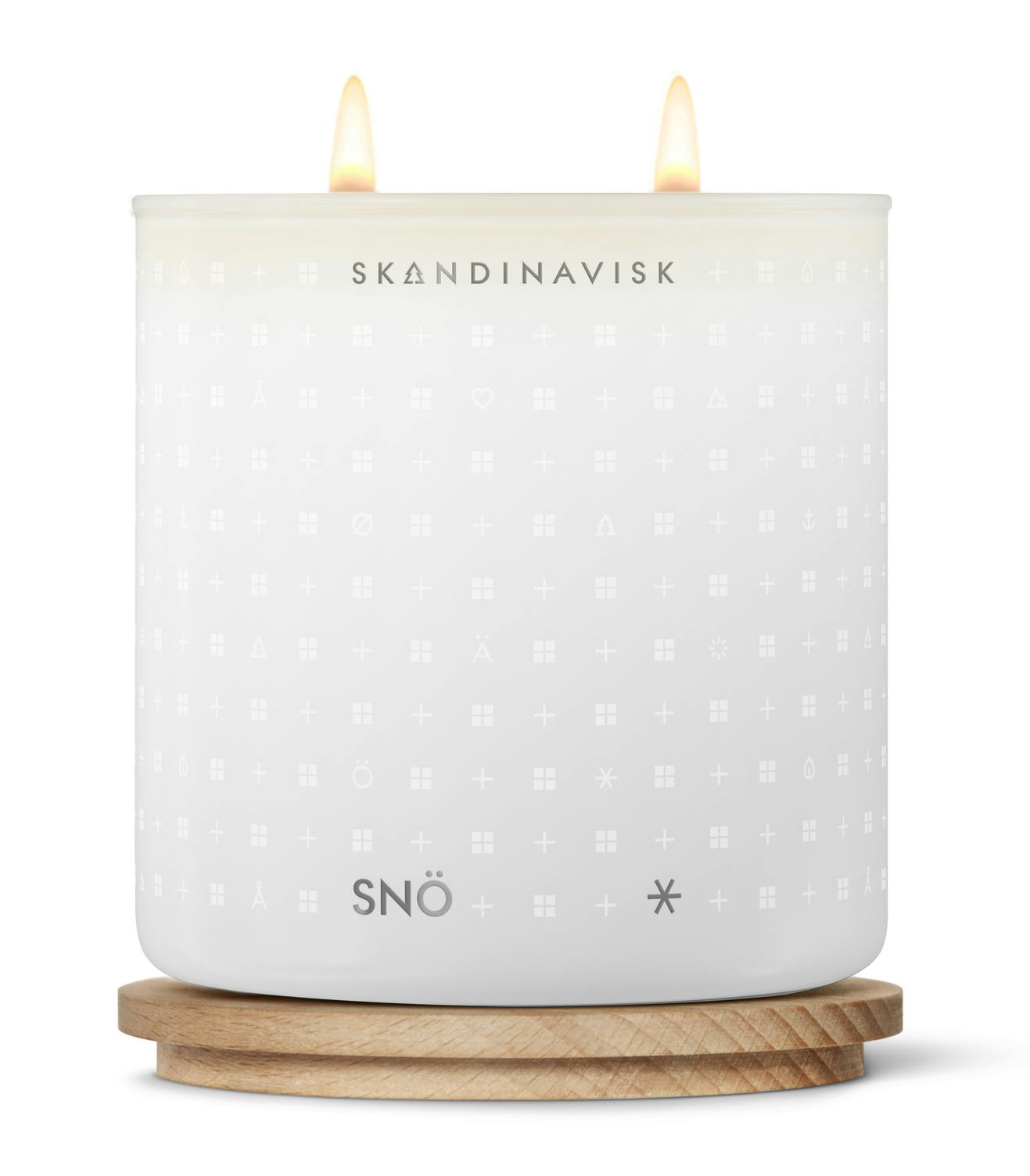 scented candles, vegan candles, organic candles, Skandinavisk, snow, winter candles, Nordic gifts, 2 wick