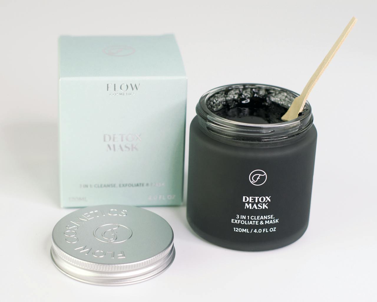 Detox mask, exfoliating, activated charcoal, face mask, natural beauty, organic beauty products, Nordic beauty