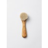 Natural soft bristle brush for dry facial brushing ritual. Gift boxed.