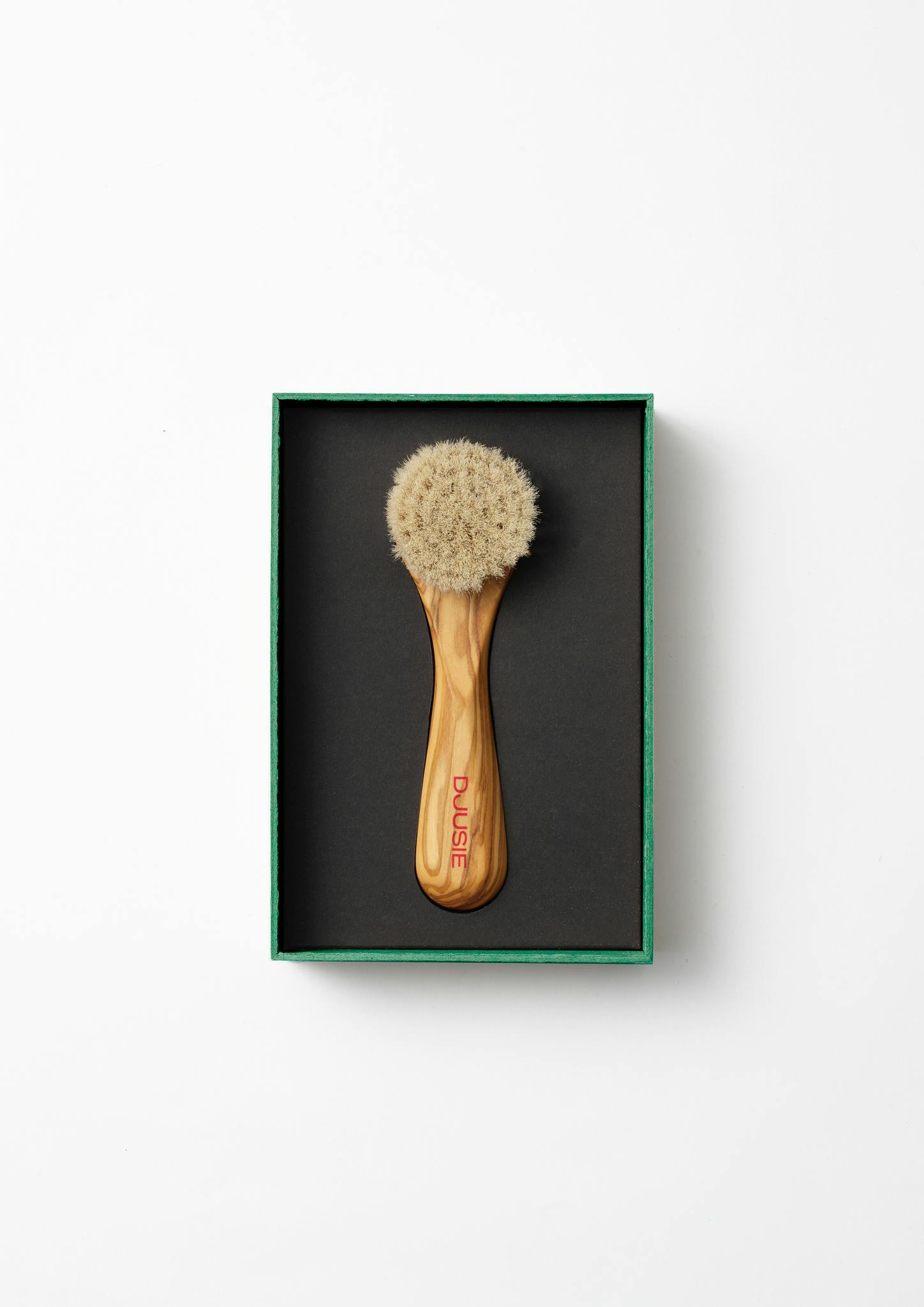 Natural soft bristle brush for dry facial brushing ritual. Gift boxed. A great gift for the beauty lover.