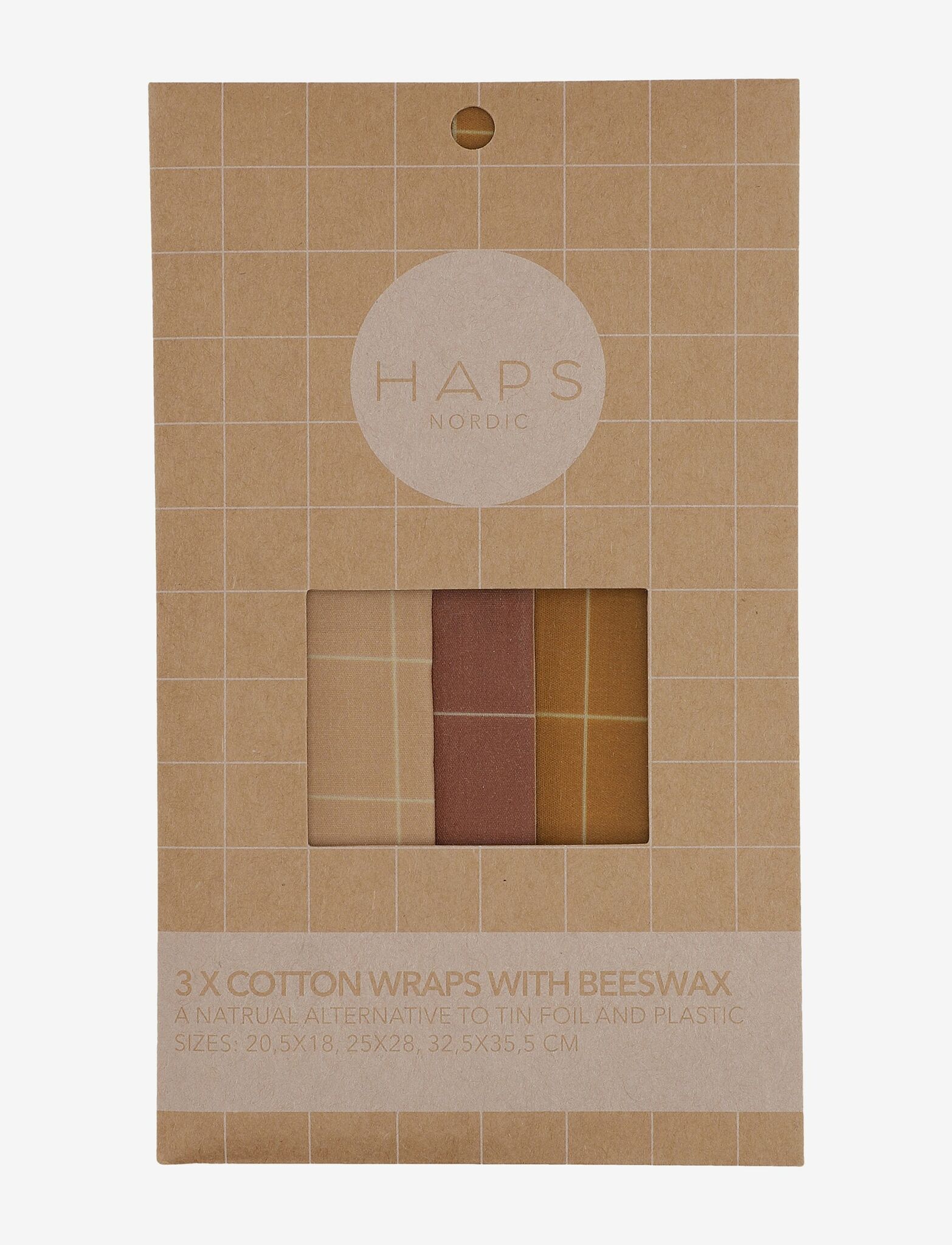 Cotton Wrap Matfolie Bivax Varm Check - 3 pack -
