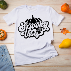Spooky Vibes - Textiltryck -