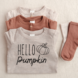 Hello Pumpkin - Textiltryck -