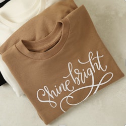 Shine bright -Textiltryck-