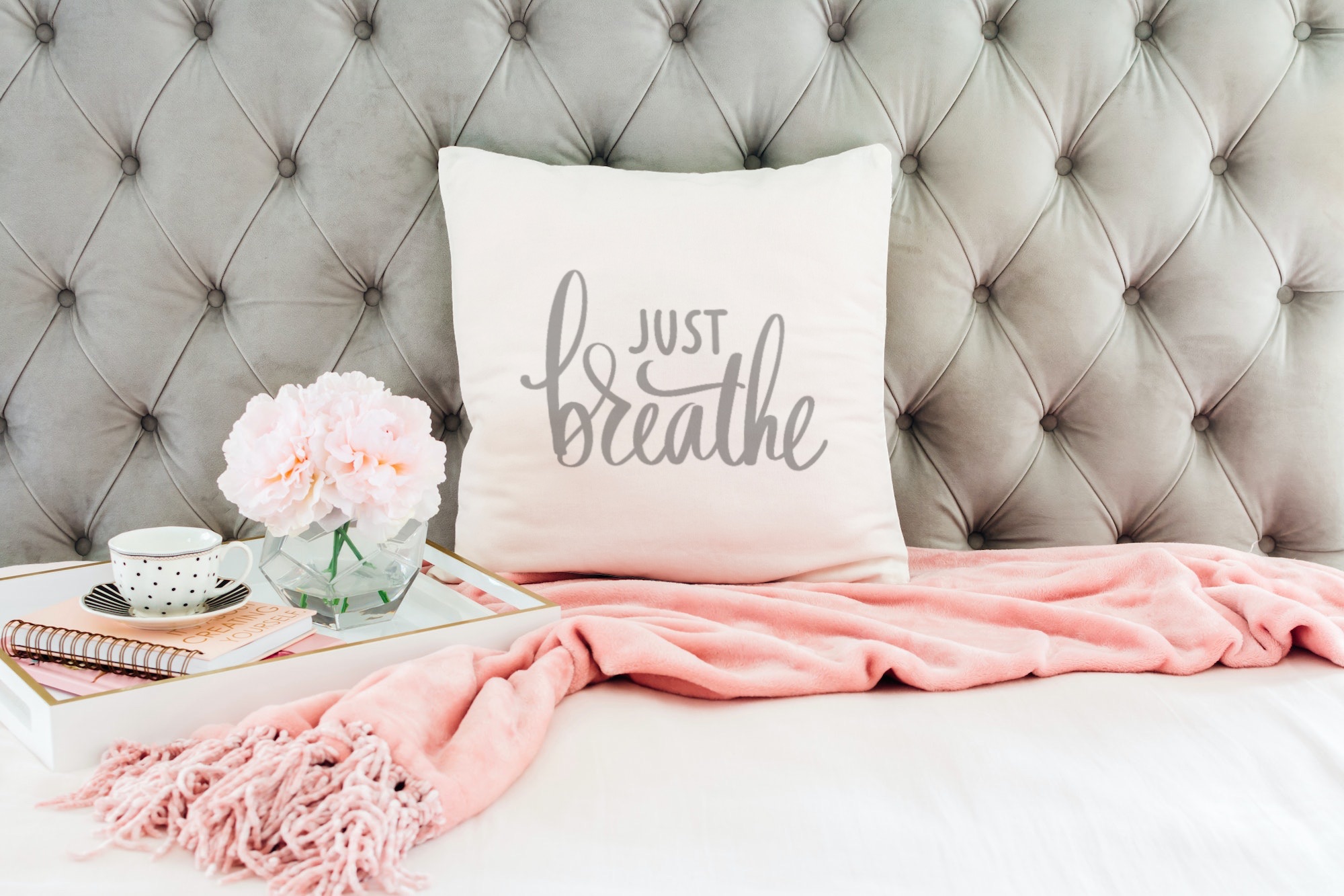 Just breathe - Textiltryck -