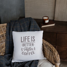 Life is better after coffee - Textiltryck -