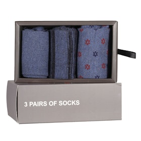 Bambu presentbox 3-pack jeansblå