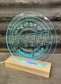 Dekorationslampa Kaffe