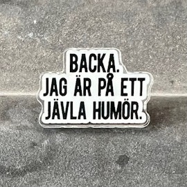 Pin - Backa