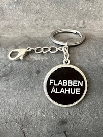 Nyckelring med text 3 cm