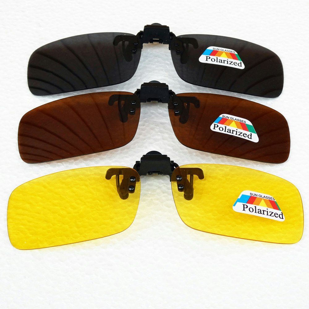 Clip on/Flip Up - Solglasögon - Polarized -  (2-3 Pack)