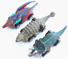 Dinosaurie Paket - Bilar - Pull Back - 5 st -