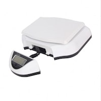 Paketvåg 25 kg - Adapter ingår - (SVART)