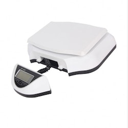Paketvåg 25 kg - Adapter ingår - (SVART)