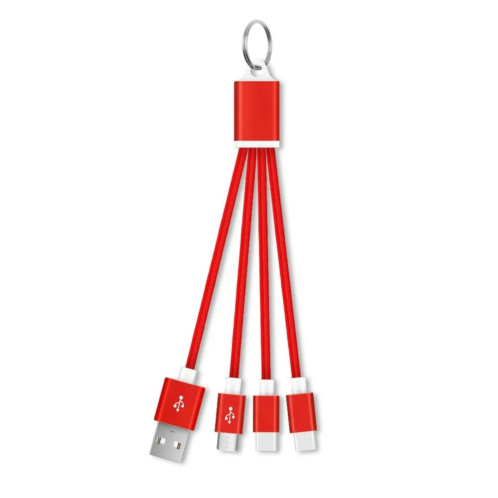 Mobil Laddare 3 in 1 5 W - Nyckelring -