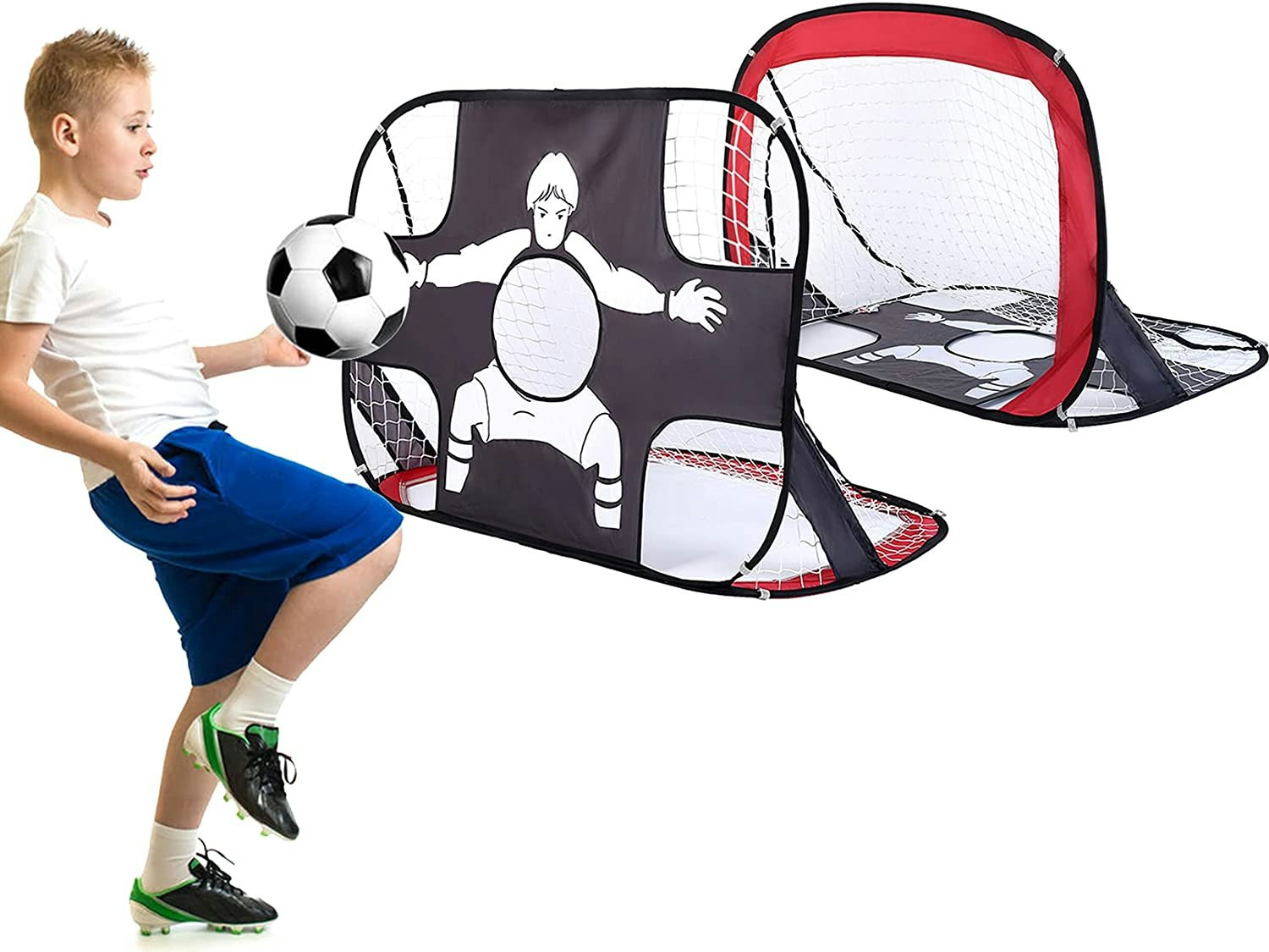 Fotbollsmål Pop Up Inne + Ute + Innebandy