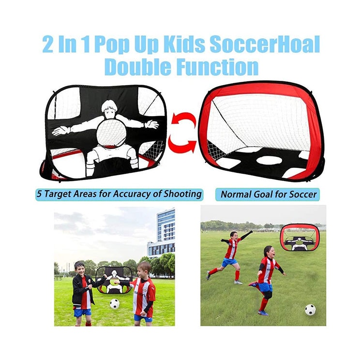 Fotbollsmål Pop Up Inne + Ute + Innebandy