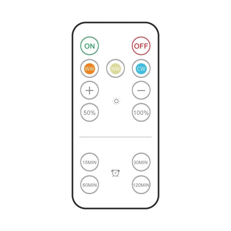 Nattlampa/Myslampa - Led/4- Fjärrkontroll -