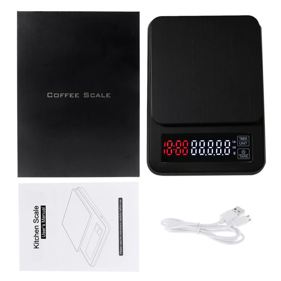 Kaffevåg - Timer - Digital 3 kg