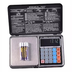 Pocketvåg Deluxe + Miniräknare 500g/0.01g