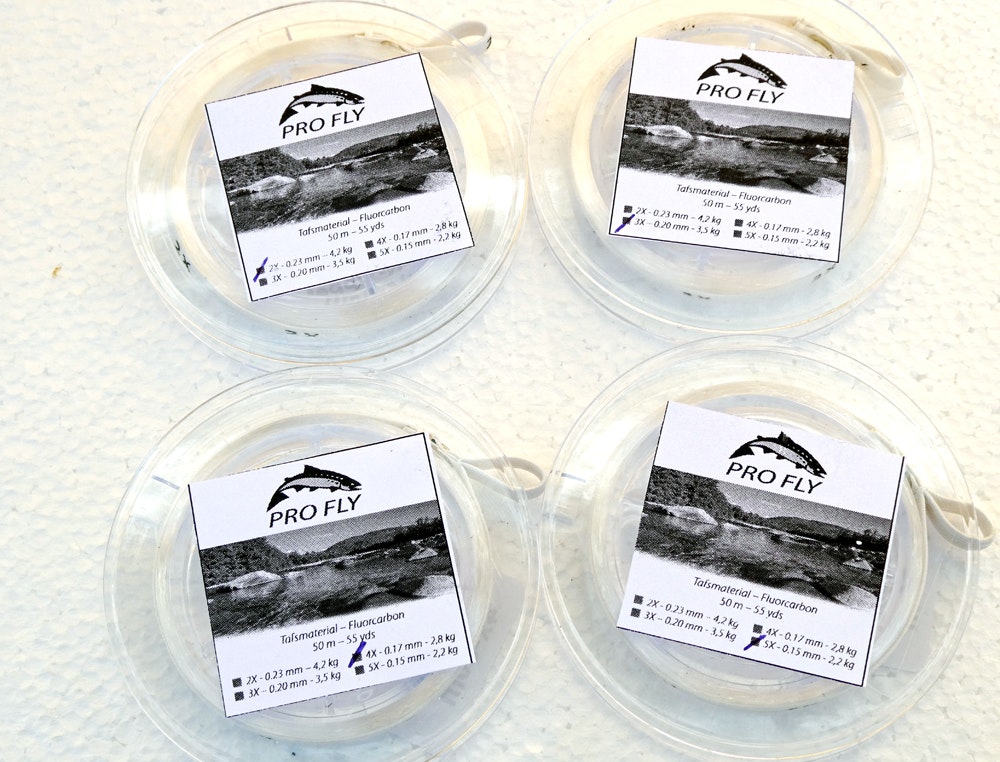 Pro Fly Fluorcarbon Tafs Material 50 m 2X-3X-4X-5X