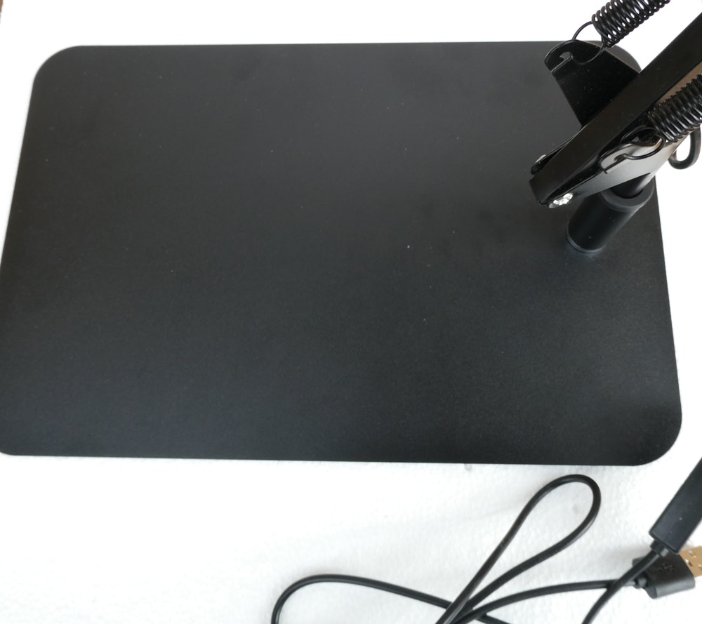 Förstoringslampa 14X med 72 LED-Lampor - Bords platta -