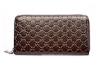 Stor plånbok i äkta skinn - 8 Style - Brun